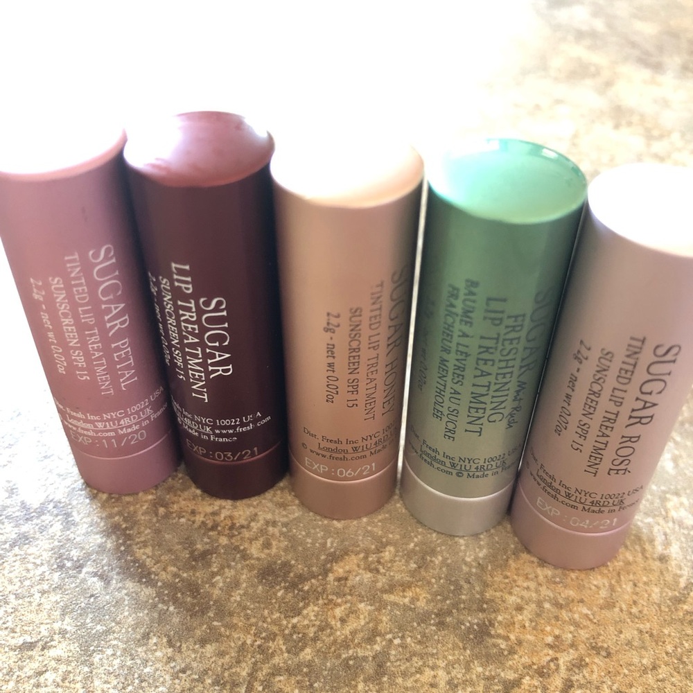 Fresh sugar lip treatment Rose, Petal, Honey, Mint rush OR Clear